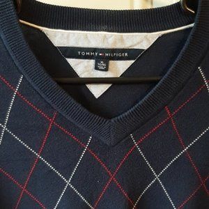 TOMMY HILFIGER Men's Argyle Pullover Sweater